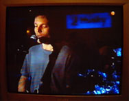 in years to come this footage will be used as an example of how someone nearly managed to train a monkey to play guitar and talk almost coherently