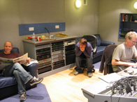 we found some pictures from the recording studio so have put them in this blog